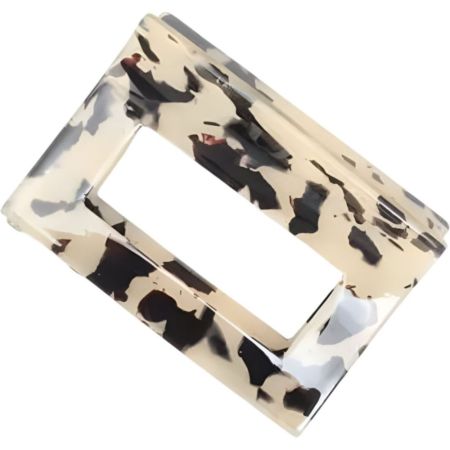Inca Pinza Concha Francesa Carey 6 Cm Pinza para el cabello elegante y funcional ideal para sujetar mechones o realizar recogidos rápidos