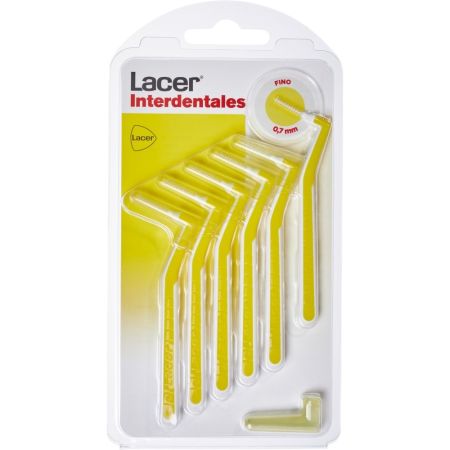 Lacer Angular Fino Interdentales Cepillo interdental facilita el acceso y la limpieza de cualquier ángulo espacio y zonas especiales 6 uds