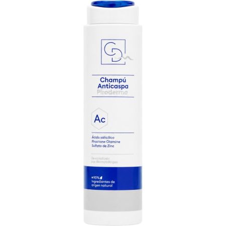 Cdm Piroderma Champú Champú anticaspa reduce la formación de placas de caspa 200 ml