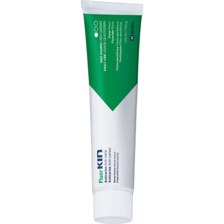 Kin Fluor Anticaries Pasta Dentífrica Pasta de dientes anticaries con sabor a menta fresca 125 ml