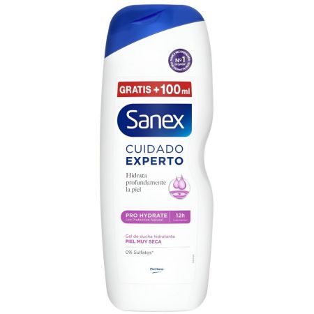 Sanex Pro Hydrate Cuidado Experto Gel De Ducha Formato Especial Gel de ducha hidratación natural refuerza las defensas naturales de la piel