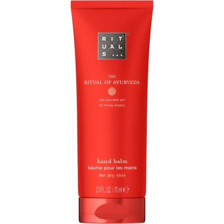 Rituals The Ritual Of Ayurveda Hand Balm Bálsamo de manos nutritivo con ingredientes naturales y aroma a rosa de la india y aceite de almendra dulce 70 ml