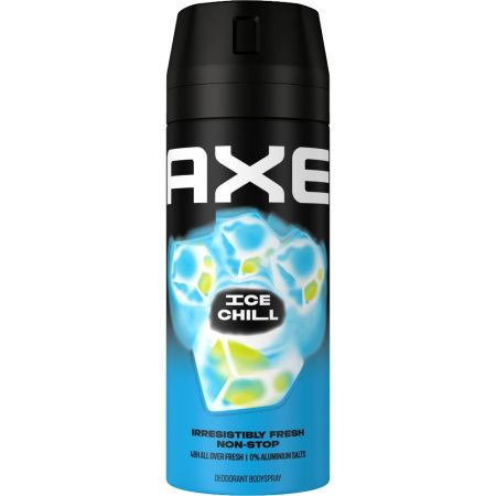 Axe Ice Chill Iced Mint & Lemon Scent Desodorante Spray Desodorante ofrece 48 horas de protección con aroma irresistible a menta y limón 150 ml