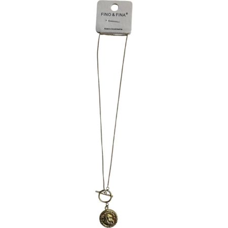 Marvimundo Colgante Dorado Santo Colgante de acero inoxidable perfecto para llevar a diario o combinar en ocasiones especiales