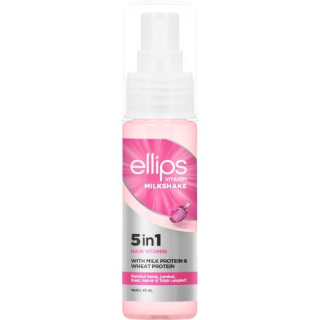 Ellips Milkshake Hair Vitamin 5in1 Acondicionador desenredante sin aclarado nutre repara fortalece y suaviza ofreciendo un refrescante aroma 45 ml