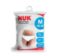 Imagen de Nuk Braguita Desechable Talla M (40-42) Braguita desechable muy confortable e higiénica ideal para el postparto 4 uds