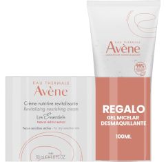 Imagen de Avène Crème Nutritive Revitalisant+Gel Micelar Gratis Crema nutritiva sin parabenos compensadora calma y nutre a diario 50 ml