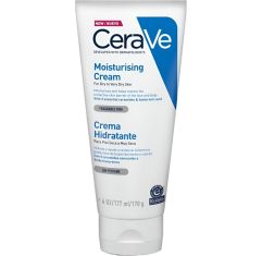 Imagen de Cerave Crema Hidratante Crema facial y corporal hidratante de textura rica no grasa y de rápida absorción para restaurar la barrera