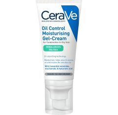 Cerave Oil Control Moisturising Gel-Cream Crema hidratante ligera absorbe el exceso de grasa ofreciendo acabado mate hasta 8 horas 52 ml