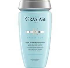 Imagen de Kerastase Specifique Bain Riche Dermo-Calm Shampooing Champú calmante y purificante calma irritaciones y previene picores para cabello sensible 250 ml