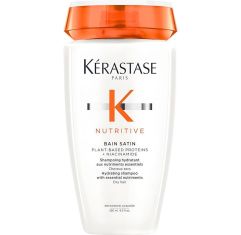 Imagen de Kerastase Nutritive Bain Satin Shampoing Champú hidratante y fortalecedor reduce puntas abiertas suavizando con proteínas para cabello seco 250 ml
