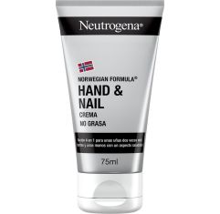 Imagen de Neutrogena Hand & Nail Crema De Manos Y Uñas Crema de manos y uñas de absorción rápida no grasa hidrata suaviza y protege de grietas hasta 24 horas 75 ml