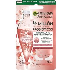 Imagen de Garnier Skin Active 1/2 Millones De Fracciones De Probióticos Ojos Mascarilla para ojos de tejido reparador para una mirada iluminada y saludable 22 gr
