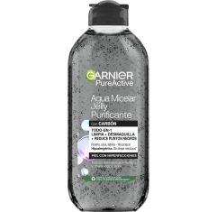 Imagen de Garnier Pure Active Agua Micelar Jelly Purificante Con Carbón Agua micelar purificante con carbón reductor de puntos negros 400 ml