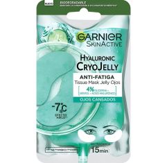 Imagen de Garnier Skin Active Hyaluronic Cryojelly Anti-Fatiga Mask Ojos Mascarilla para ojos efecto refrescante para minimizar los signos de cansancio