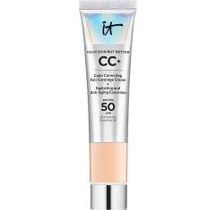 Imagen de It Cosmetics Cc Color Correcting Full Coverage Cream Spf 50 Formato Viaje Base de maquillaje de cobertura total hidrata redcue manchas y protege para acabado natural y uniforme
