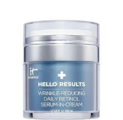 It Cosmetics Hello Results Serum-In-Cream Sérum en crema con retinol antiarrugas mejora firmeza de la piel y reduce líneas de expresión 50 ml