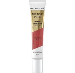 Imagen de Max Factor Miracle Pure Infused Cream Brush Colorete vegano en crema rellena e hidrata la piel con ácido hialurónico