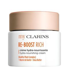 Imagen de Clarins My Clarins Re-Boost Rich Crème Hydra-Nourrissante Crema de día enriquecida ultranutritiva calma y reconforta para efecto agradable 50 ml
