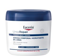 Imagen de Eucerin Urea Repair Crema Corporal Hidratante 5% Urea Crema corporal hidratante ofrece fórmula exclusiva aliviando aspereza y tirantez hasta 48 horas 450 ml