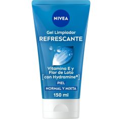 Imagen de Nivea Refrescante Vitamina E Y Flor De Loto Gel Limpiador Gel limpiador refrescante para piel normal con vitamina e y flor de loto 150 ml