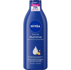 Imagen de Nivea Nutritivo Body Milk Con Ácido Hialurónico Leche corporal nutritiva penetra profundamente y ofrece hidratación intensiva 72 horas con aceite de almendras