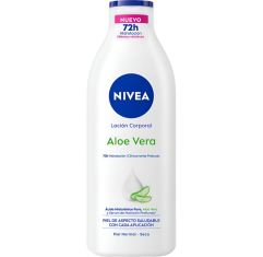 Nivea Aloe Vera Body Lotion Loción corporal para una hidratación profunda hasta 48 horas con sérum de hidratación profunda y aloe vera