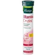 Imagen de Kneipp Vitamina C+Zinc Complemento Alimenticio Complemento alimenticio ayuda a reforzar el sistema inmunitario con sabor limón 20 uds