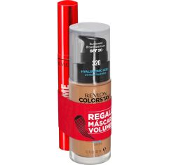 Imagen de Revlon Colorstay Longwear Makeup Dry Skin+Full Time Máscara Gratis Base de maquillaje transpirable sin aceites ayuda a mejorar el aspecto de la piel día tras día