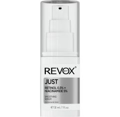 Imagen de Revox Just Retinol 0.3+ Niacinamide 5% Smoothing Serum Sérum antiedad calmante reduce arrugas mejora la elasticidad y refuerza la barrera cutánea 30 ml