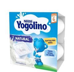Imagen de Nestle Yogolino Postre Lácteo Natural Postre lácteo fuente de proteínas y rico en calcio a partir de 6 meses 4x100 gr