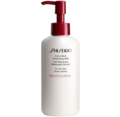 Imagen de Shiseido Extra Rich Cleansing Milk Leche desmaquillante en espuma elimina impurezas y células muertas acabado suave y fresco 125 ml