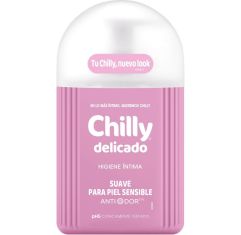 Imagen de Chilly Gel Higiene Íntima Delicado Gel de higiene íntima limpia protege la flora vaginal y alivia picores 250 ml
