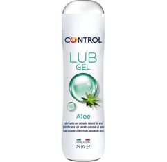Imagen de Control Lub Gel Aloe Lubricante Lubricante íntimo facilita la penetración para mayor placer e intensidad con aloe vera 75 ml
