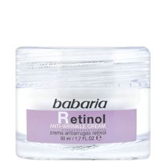 Imagen de Babaria Retinol Crema Antiarrugas Crema antiarrugas ofrece firmeza y elasticidad para piel más joven con ácido hialurónico 50 ml