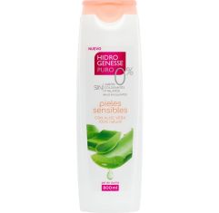 Imagen de Hidro-Genesse Pieles Sensibles Gel De Ducha Gel de ducha sin jabón ni colorantes hidrata y refresca con aloe vera 100% natural 800 ml