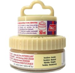 Palc Limpiador De Calzado Crema Autobrillante Limpiador con esponja de secado rápido consigue un brillo intenso 50 ml