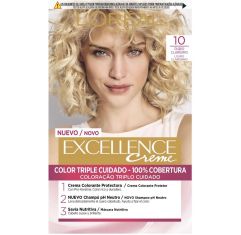 Imagen de L'Oreal Tinte Excellence Creme Tinte permanente asegura 100% una cobertura de canas protegiendo el cabello para un acabado radiante