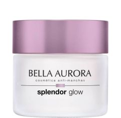 Imagen de Bella Aurora Splendor Glow Tratamiento Iluminador Anti-Edad Crema de día antiarrugas ilumina unifica el tono reafirma y aporta efecto buena cara 50 ml