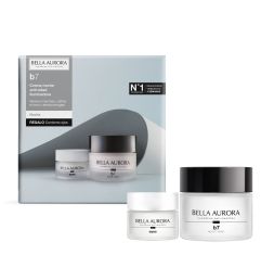 Imagen de Bella Aurora B7 Anti-Manchas Tratamiento Noche+Contorno Gratis Pack regalo limpiador antimanchas antiedad e iluminador para un aspecto más uniforme