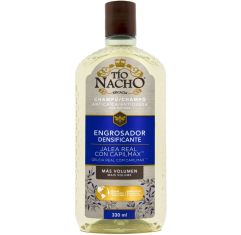 Imagen de Tío Nacho Engrosador Densificante Champú Champú anticaída mejora el grosor del cabello de jalea real con capilmax