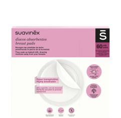 Imagen de Suavinex Discos Absorbentes Discos recogen las pérdidas de leche preservando el pecho de la humedad 60 uds