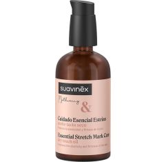 Imagen de Suavinex Cuidado Esencial Estrías Aceite Tacto Seco Aceite tacto seco previene la formación de estrías preserva la elasticidad y alivia la tirantez 100 ml
