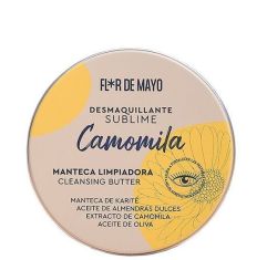 Imagen de Flor De Mayo Camomila Desmaquillante Sublime Manteca limpiadora desmaquillante vegana elimina maquillaje e impurezas calmando e hidratando la piel