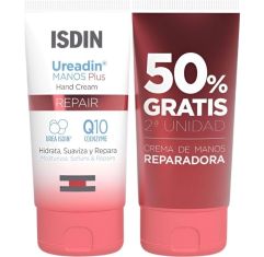 Imagen de Isdin Ureadin Repair Manos Plus Hand Cream Duplo Formato Especial Crema de manos reparadora ayuda a prevenir los signos de envejecimiento 2x50 ml