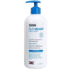 Imagen de Isdin Nutratopic Pro-Amp Loción Corporal Emoliente Loción emoliente hidratación diaria para piel atópica 400 ml