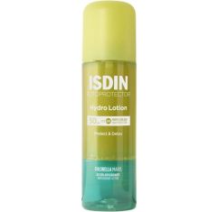 Imagen de Isdin Hydro Lotion Protect & Detox Fotoprotector Spf 50 Protector solar corporal bifásico detoxifica y revitaliza 200 ml