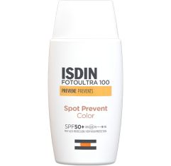 Imagen de Isdin Fotoultra 100 Spot Prevent Color Spf 50 Protector solar absorción inmediata con color previene las hiperpigmentaciones 50 ml