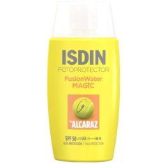 Imagen de Isdin Fotoprotector Fusionwater Magic By Alcaraz Spf 50 Protector solar facial textura ultraligera fórmulada para el deporte con efecto refrescante 50 ml