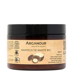 Imagen de Arganour Manteca De Karité Bio Body Lotion Crema corporal hidratante de manteca de karité 100% natural 150 ml